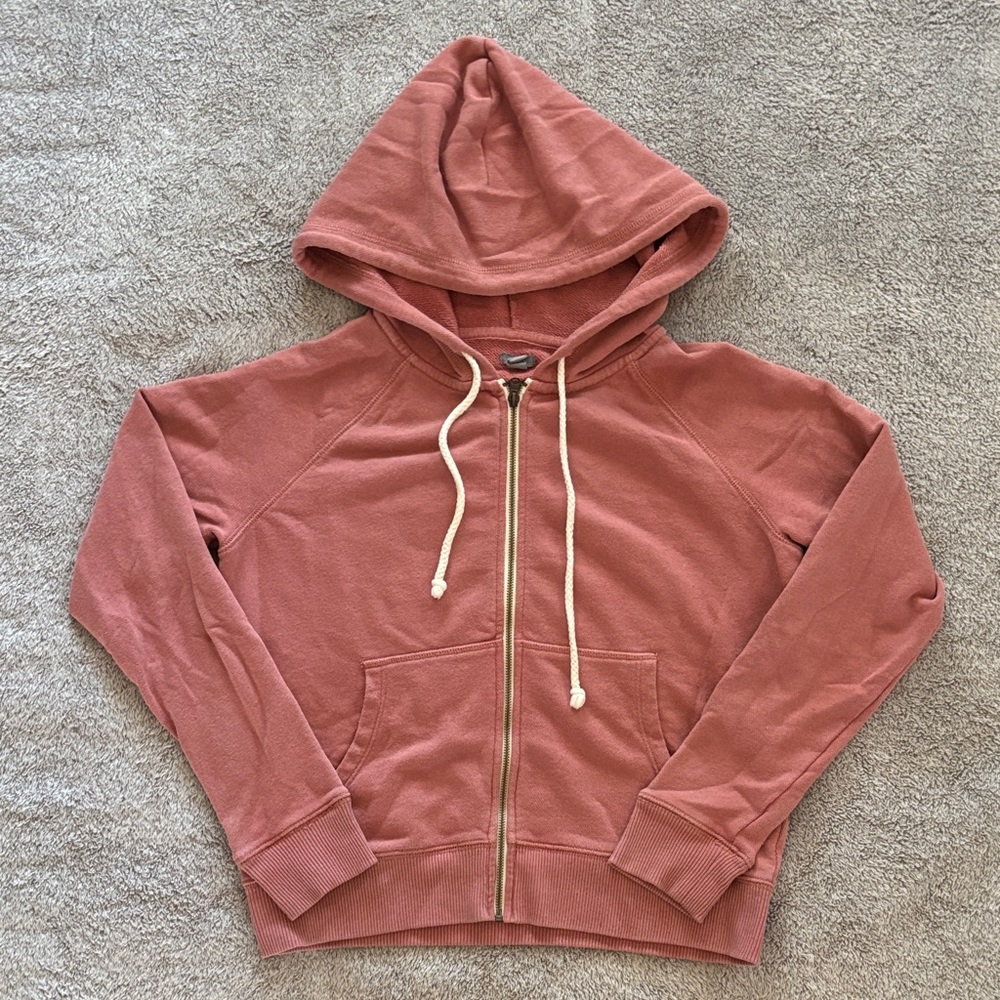 Aerie Dusty Rose Zip-Up Hoodie
